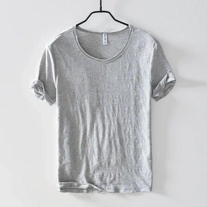 Soft Cotton Short Sleeve O-Neck Summer Men T-shirt Casual Brand Clothing Breathable T shirt Men Italy Style Mens Tshirt Camiseta