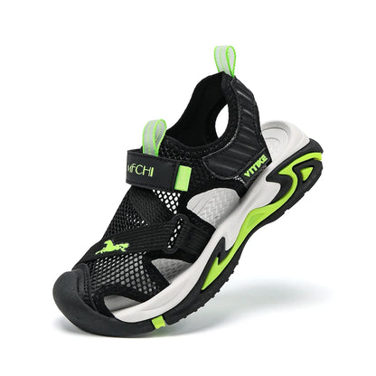 Kids Beach Sandals for Boys New Summer  Boy Shoes Closed Toe Safty Shoes Children Sandals