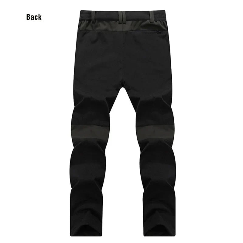 Men Trekking Pants Hiking Snow Autumn Winter Outdoor Soft Shell Thick Cloth Windproof Colorful Warm Camping Trousers