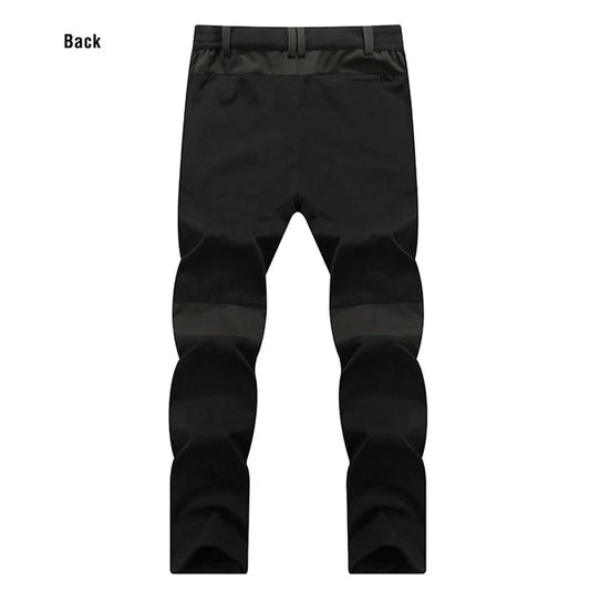 Men Trekking Pants Hiking Snow Autumn Winter Outdoor Soft Shell Thick Cloth Windproof Colorful Warm Camping Trousers