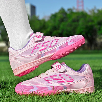 Kids Soccer Shoes Cleats Professional School Football Boots Grass Training Sport Footwear Boys Outdoor Futsal Soocer Boots 30-38