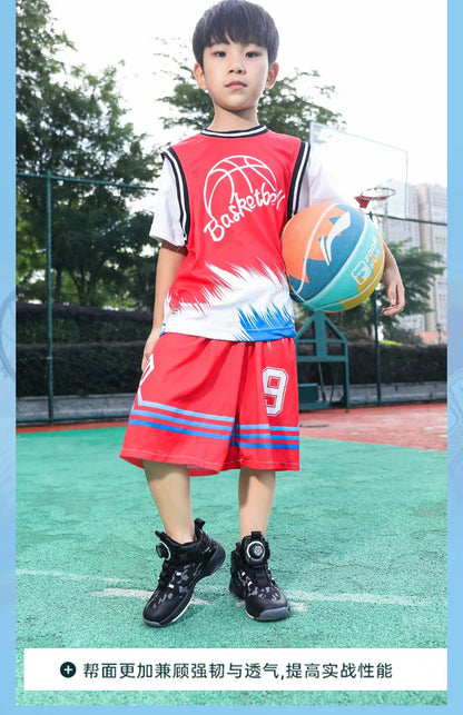 New high-quality breathable and fashionable casual basketball shoes for children and boys