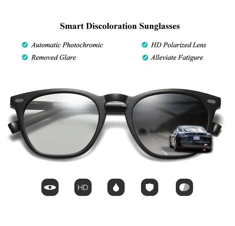 Aluminum Polarized Sunglasses Women Men Photochromic Sun Glasses UV400 High Quality Chameleon Driving Goggles Eyewear Gafas