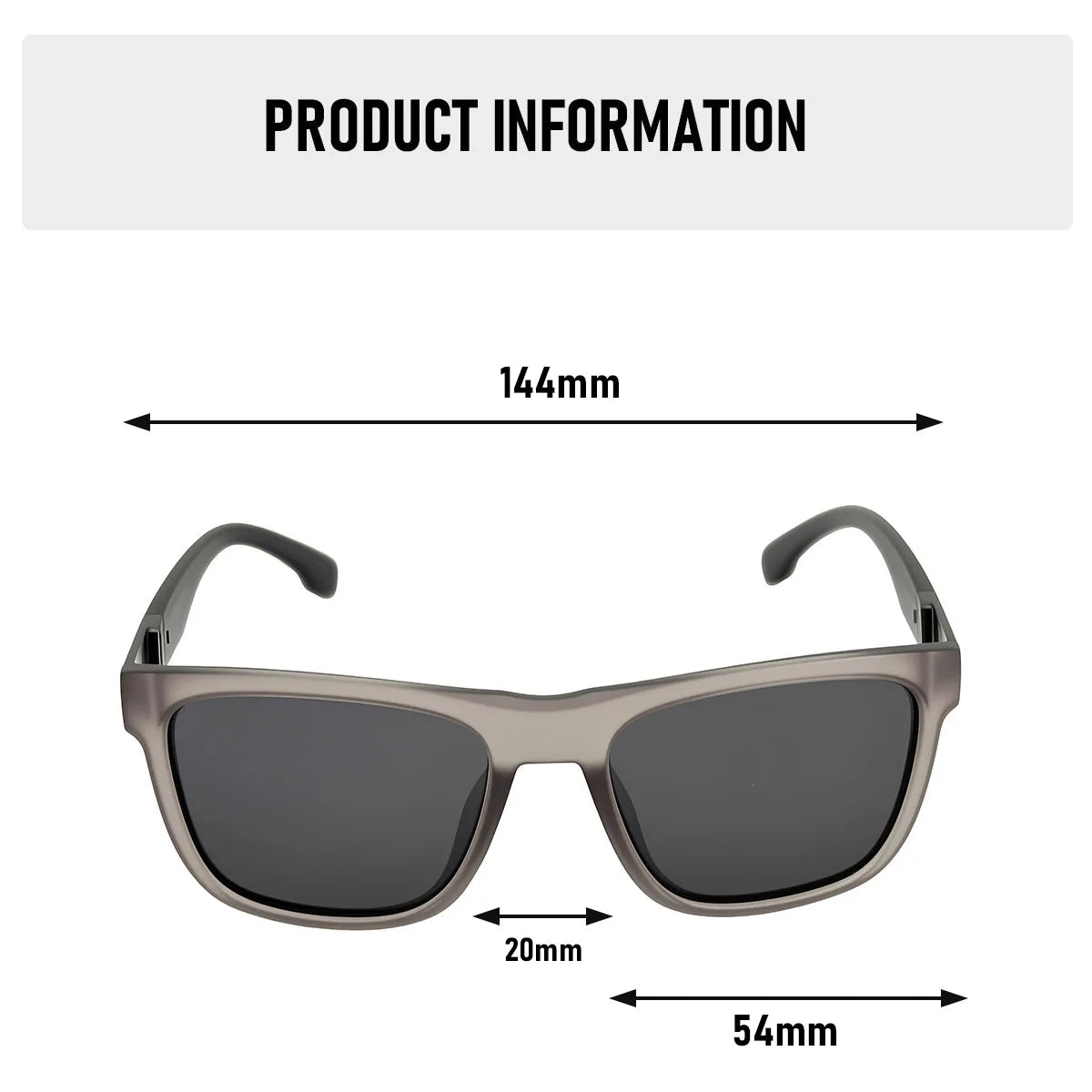 Vintage Retro Polarized Sunglasses For Men Vacation Square Sunglass Women UV400 Protection Fashion Glasses Gafas De Sol Hombre