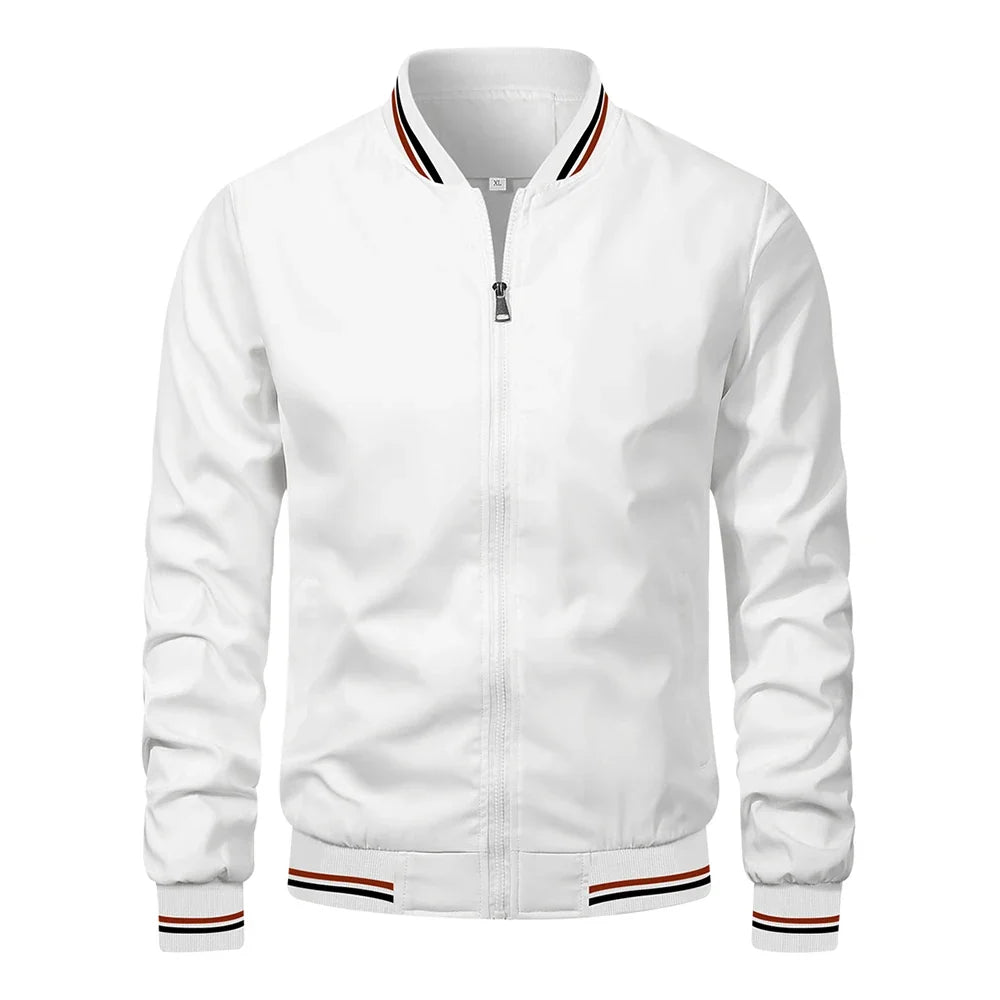 Spring Summer Bomber Jacket Men Black Casual Slim Fit Baseball Mens Jackets New Autumn Fashion High Quality Jackets for Men