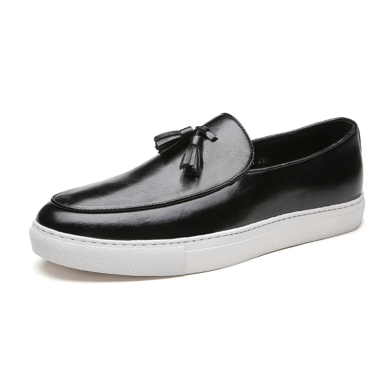 Zapatos De Hombre Loafers Men's Tassel Slip-On Comfortable Men Leather Shoes Casual Shoes Fashion Oxford Shoes Large Size 38-47