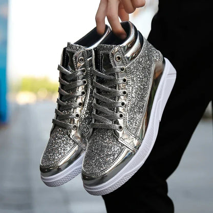 Mens Casual Shoes Non-slip Sports Outsole  Light High-top Men Fashion Boots Wear-resistant Male Sneakers 48