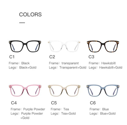 Women's  Reading Glasses Anti Blue Light Geometric Pink Frame Myopia Astigmatism Prescription Glasses  Women  PFD2129