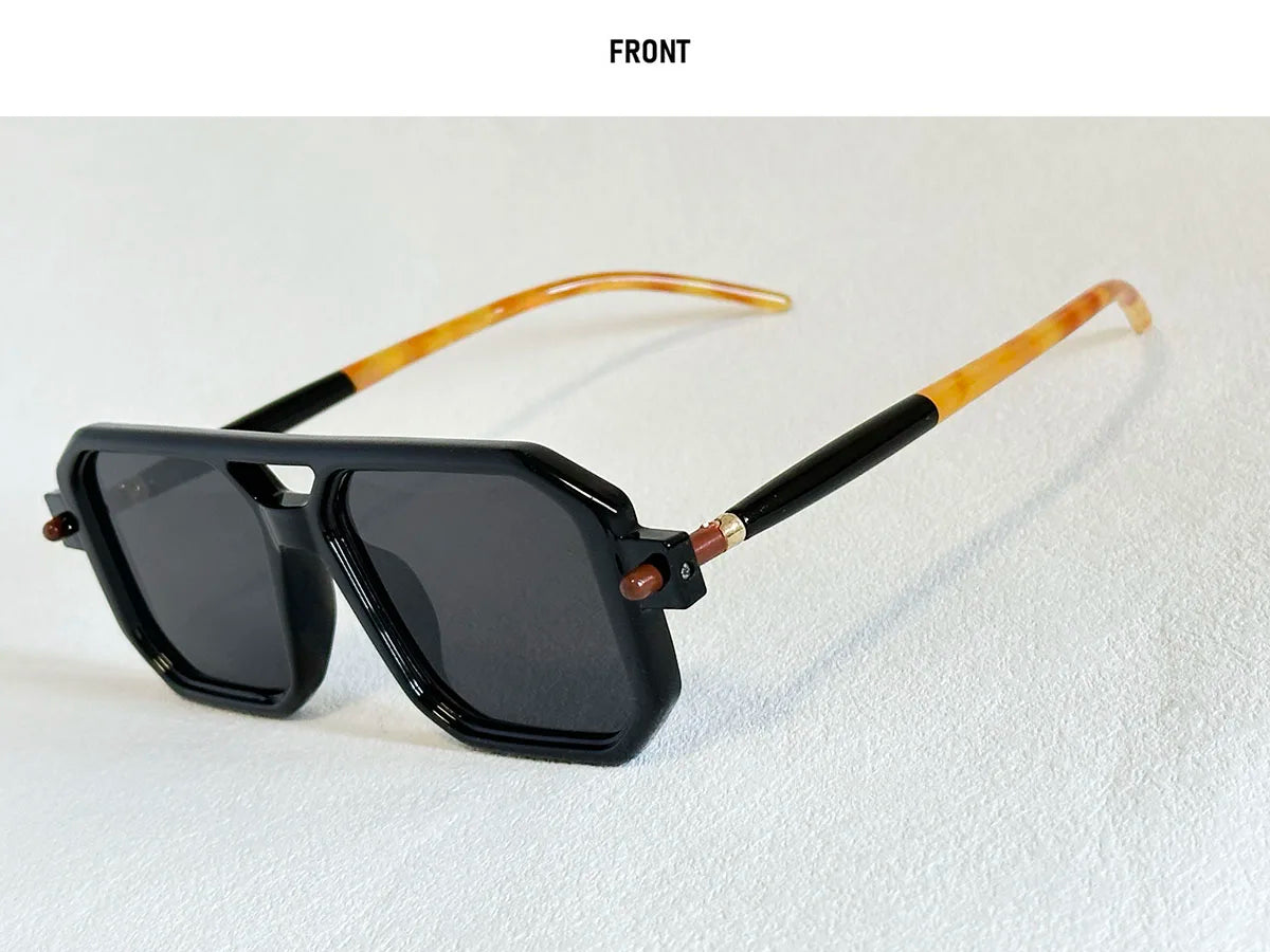 Square Sunglasses For Men Luxury UV400 Protection Sunglasses Women Trendy 2026 Vintage Retro Fashion Glasses Gafas De Sol Hombre
