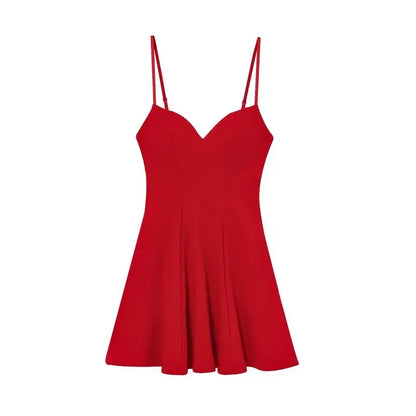 Dresses Summer Women's 2026 New Chic Slim Tube Top Elegant Mini Camisole Women's Dress Street Fashion Youth Holiday Dress