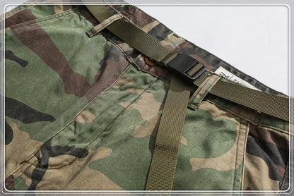 Fashion High Quality Camo Tactical Cargo Pants American Streetwear Casual Trousers Men Clothing Japanese Harajuku Joggers Male