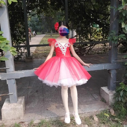 Girl Ballet Dress Tutu Outfit Vestidos Princess Dance Costumes Kids Clothes Summer Girls Dresses Ballet Leotards Children's Day