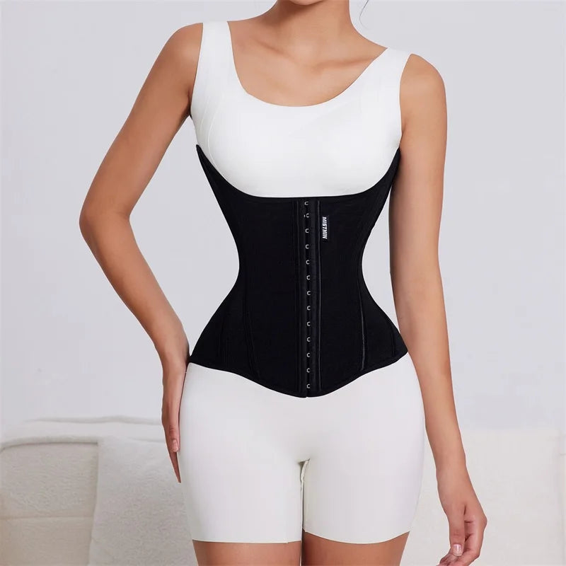 U-shaped Waist Trainer Corset Workout Body Shaper Breast Lifted Waist Trainer Soft Steel Bone Slimming Women's Shapewear
