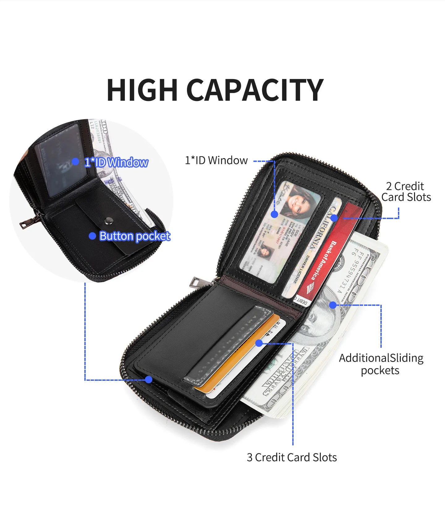 Classic Short Genuine Leather Men Wallets Fashion Coin Pocket Card Holder Men Purse Simple Quality Male Wallets