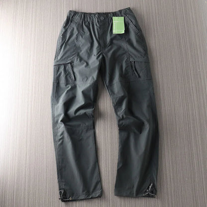 Quick-drying Hiking Pants 2026 Spring Summer Mountain Camp Outdoor Casual Cargo Pants Mens Waterproof Loose Breathable Trousers