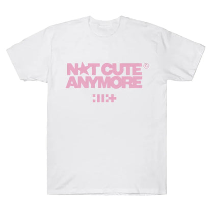 ILLIT Not Cute Anymore Album T Shirts ILLIT Girl Band T-shirt Korean Fashion Summer Women Men Fashion Harajuku Kawaii T-shirt
