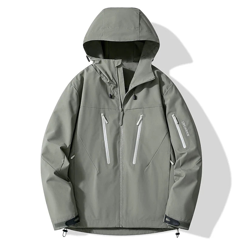 Unisex Rain Coat Hiking Camping Trekking Mountaineering Waterproof Jackets Men Women Outdoor Sporty Windproof Windbreaker