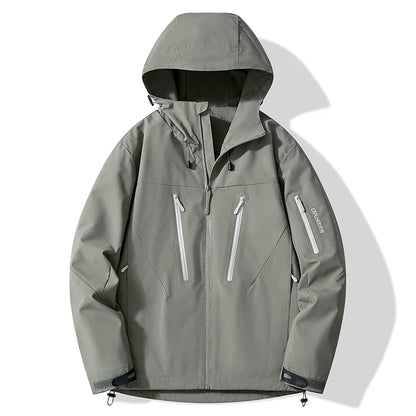 Unisex Rain Coat Hiking Camping Trekking Mountaineering Waterproof Jackets Men Women Outdoor Sporty Windproof Windbreaker