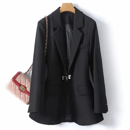 Women Suit Jacket 2025 Spring Leisure Comfortable Joker Female Blazer Coat Korean Temperament High quality Ladies Outwear