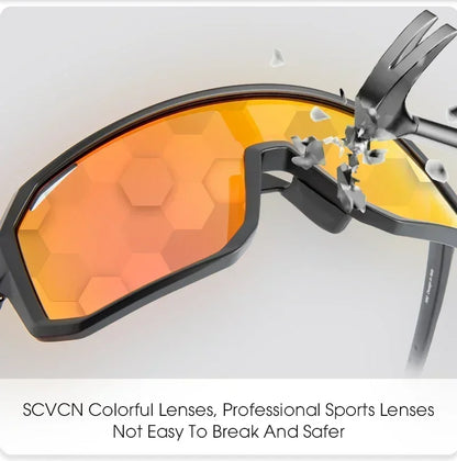 New Sports Men UV400 Cycling Glasses Bike Sunglasses Outdoor Eyewear  MTB Bicycle Women Riding Hiking Goggles
