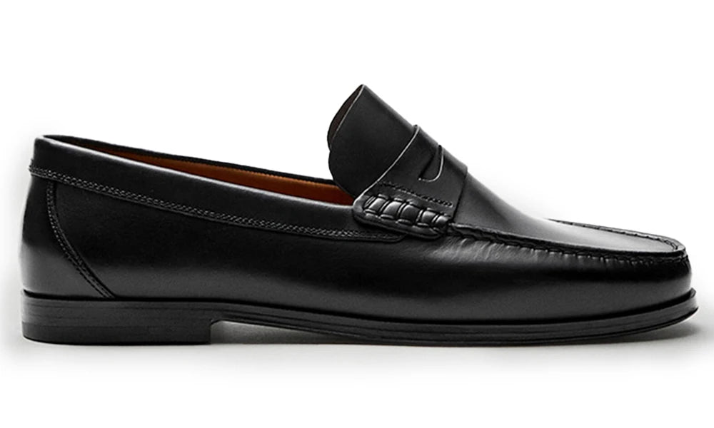 Vintage Calf Leather Loafers Breathable Slip on Moccasins Driving Designer Casual Cowhide Shoes for Men