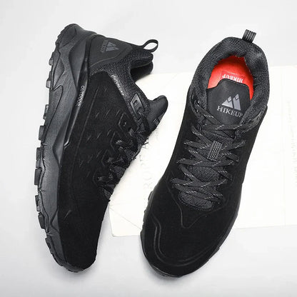 Hiking Shoes for Men Outdoor Sports Camping Hunting Walking Shoe Suede Genuine Leather Breathable Sneaker Non-slip