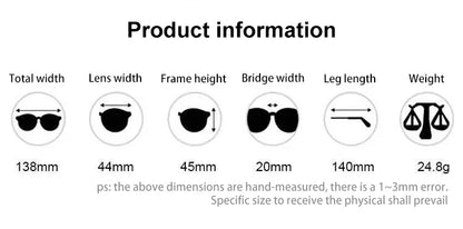 Fashion Simple Round Geometric Design Women's Anti-Blue Light Glasses Men's Reading Glasses Customizable Prescription
