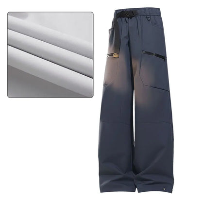 Autumn Hiking Pants Male With Belt Outdoor Waterproof Windproof Camping Trousers Spring Women Wear-Resistant Mountaineering Pant