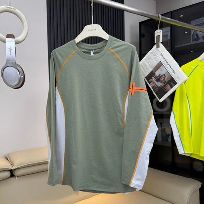 【High-Store Rated】Men's Long Sleeve Shirt, UPF 50+ Sun Protection & Lasting Antibacterial (150 Washes), Quick-Dry Breathable
