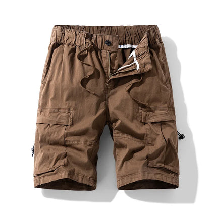 Men Multi Pocket Loose Cargo Pants Men Thin Breathable Casual Outdoor Male Shorts Men Summer Shorts New Trendy Sports Shorts