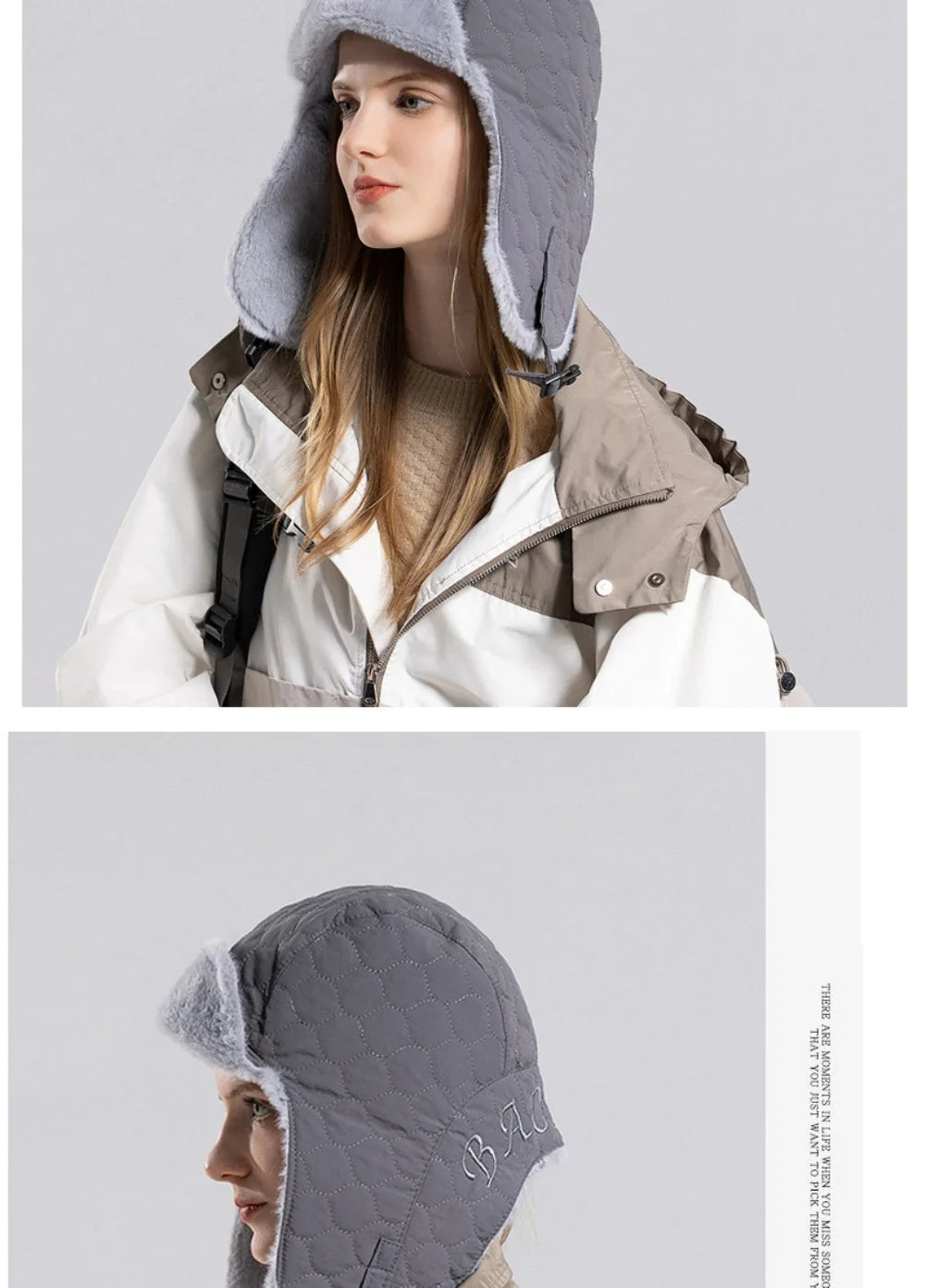 Russian Hat Soft Fur Lined Trapper Earflap Cap Windproof Autumn Winter Hats for Men Women Snow Ski Russian Cap Bomber Hat