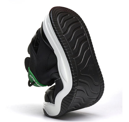 Fashion 2025 New Work Shoes Men Steel Toe Anti Smashing Indestructible Sneakers Splicing Design Comfortable Male Footwear