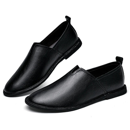 Large Men'S Soft Soled Retro Casual Loafers Comfortable And Non Slip Designed Purely By Hand For Casual Business Shoes 38-47