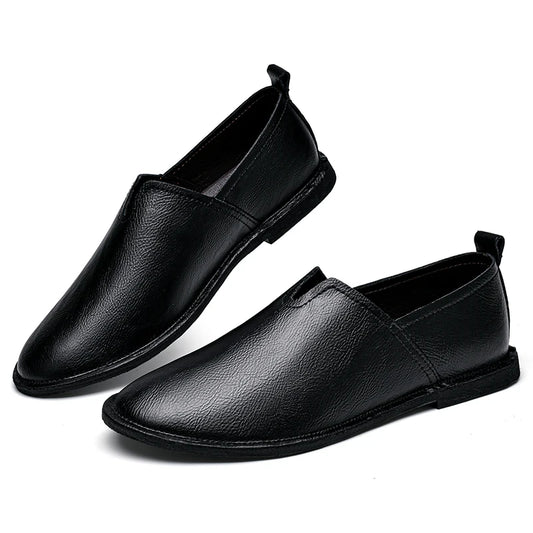 Large Men'S Soft Soled Retro Casual Loafers Comfortable And Non Slip Designed Purely By Hand For Casual Business Shoes 38-47