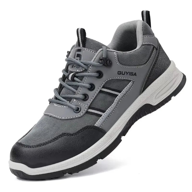 Latest 2024 Fashion Insulation 10KV Men Safety Work Shoes Sneakers Steel Toe Anti Smashing Indestructible Male Footwear