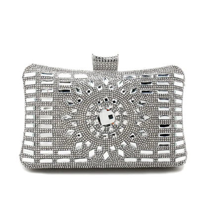 Women Evening Bag Diamonds Purse Handbags Chain Shoulder Wedding Party Evening Clutches Messenger Bag Christmas