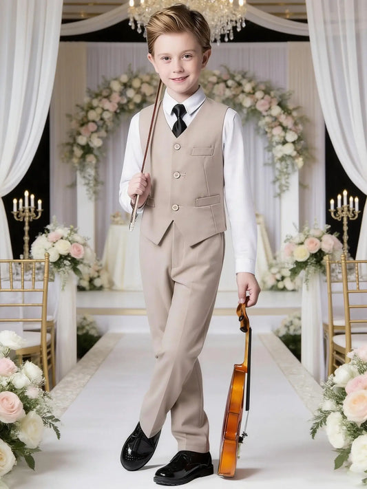 Boys' Vest & Pants Set Children's 2pcs Vest & Pants Set School Uniforms