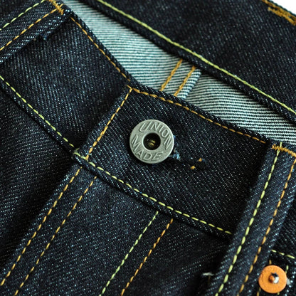 Saucezhan 316XX-18OZ Mens Jeans Selvedge Denim Jeans Raw Denim Straight Thick Autumn and Winter Vintage Jeans Pants