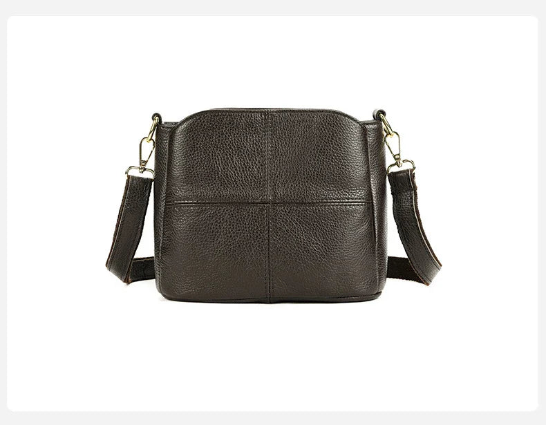 Genuine Leather Women Underarm Bag Versatile Shoulder Handbag Luxury Cowhide Female Crossbody Bag