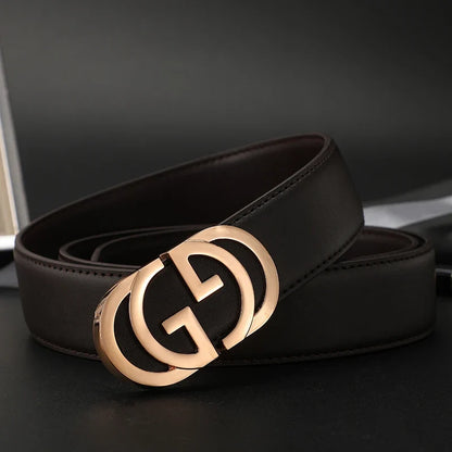 High Quality Luxury Brand Designer Casual pants Belts Male Buckle Men belts Genuine Leather Belt Strap for Jeans