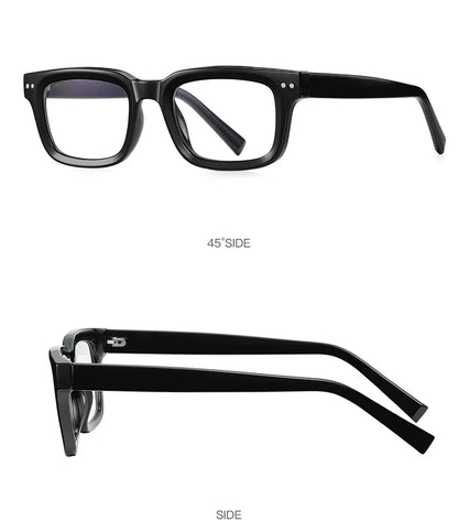 Men's glasses Square Classic Business Anti-Blue Light Reading Glasses Myopia Hyperopia Prescription Customized PFD2189