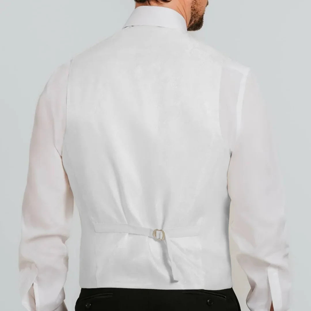 Men Vest Beige Double Button V Neck Waistcoat For Wedding Birthday Banquet Party Business Work Daily Casual Men Suit Vest