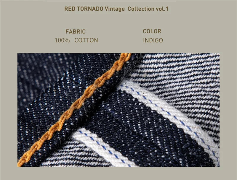 Denim Railroad Pants High Waist Rugged Style Selvage Jeans Back Buckle