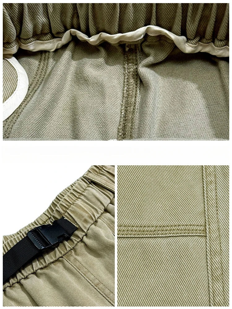 Japanese Streetwear High Quality Baggy Cargo Pants Harajuku Casual Men Clothing Plus Size Joggers Fashion Loose Work Trousers