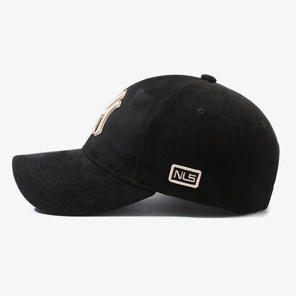 Fashion Embroidered Letters Baseball Cap for Men Women, Adjustable Unisex Couple Matching Sun Hat, Trendy Casual Duck Bill Cap