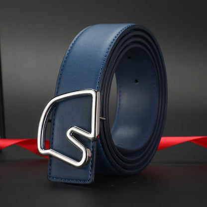 Width 3.8cm Famous Brand Belt Men Top Quality Luxury Genuine Leather Belts for Men Strap Metal Belt Fashion Women's Belt jeans