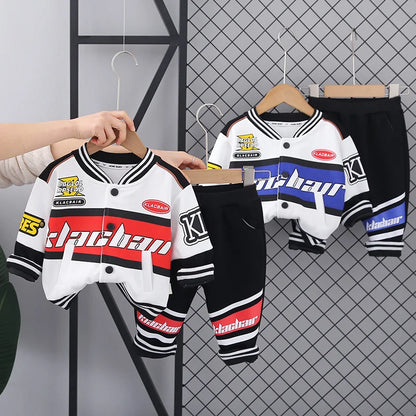New Spring Autumn Baby Girls Clothes Children Outfits Boys Sports Jacket Pants 2Pcs/Sets Toddler Casual Costume Kids Tracksuits