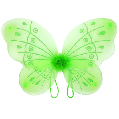 Girls Tinkerbell Fairy Dresses LED Light Up for Girls Costume Kids Cosplay Flower Fairy Princess Clothes Christmas Party Outfit
