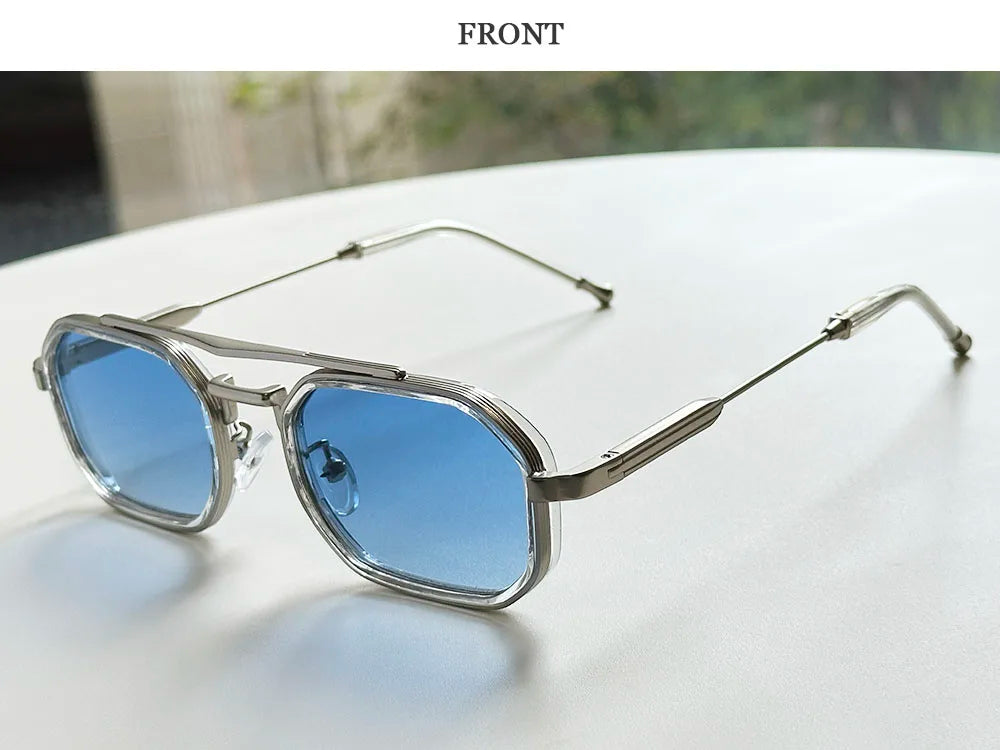 2026 Square Sunglass Men Vintage Fashion Glasses Steampunk Sunglasses Women Trendy Gafas De Sol Hombre Luxe Lunette Soleil Femme