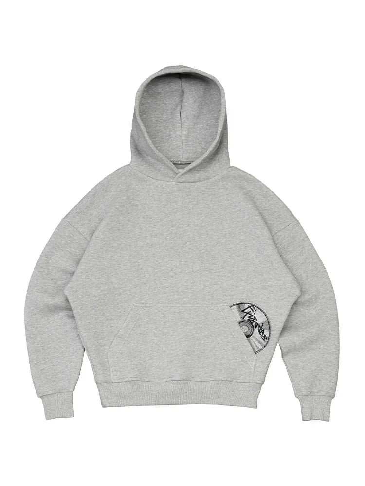 2026 Trendy High Street Retro Casual Streetwear Men's Sports Suit Y2K Harajuku Embroidered Hoodie men Hip-hop Loose Sweatpants